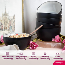 Cookinglife Suppenschalen / Schalen Nola Warm Grey ø 14 cm - 6 Stück