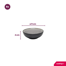 Cookinglife Dipschalen Nola Warm Grey ø 11 cm - 6 Stück