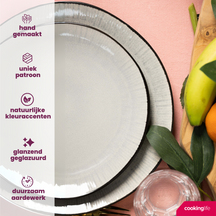 Cookinglife Speiseteller Nola Warm Grey ø 27 cm - 6 Stück