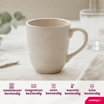 Cookinglife Becher Nola Sand 350 ml - 6 Stück