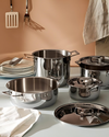 Alessi Bratpfannenset Pots&amp;Pans AJM110 – ø 24 cm und ø 28 cm – von Jasper Morrison – Ohne Antihaftbeschichtung