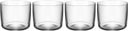 Alessi Rotes Weinglas Glass Family - AJM29/0 - 230 ml - 4 Stück - von Jasper Morrison