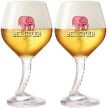 Delirium Bierglas auf Fuß - 330 ml - 2 Stück