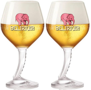 Delirium Biergläser auf Fuß - 330 ml - 2 Stück
