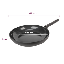 Cookinglife Bratpfanne Black Cera - ø 24 cm - keramische antihaftbeschichtung  - PFAS-frei