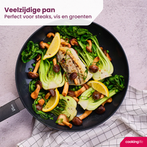 Cookinglife Bratpfanne Black Cera - ø 28 cm - keramische antihaftbeschichtung  - PFAS-frei