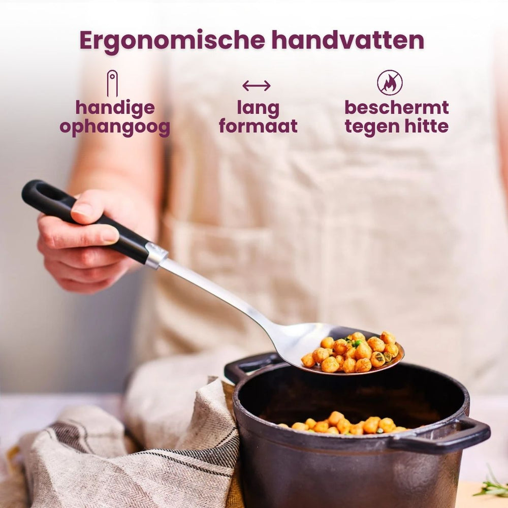 Cosy & Trendy Servierlöffel - Daily - RVS Schwarz