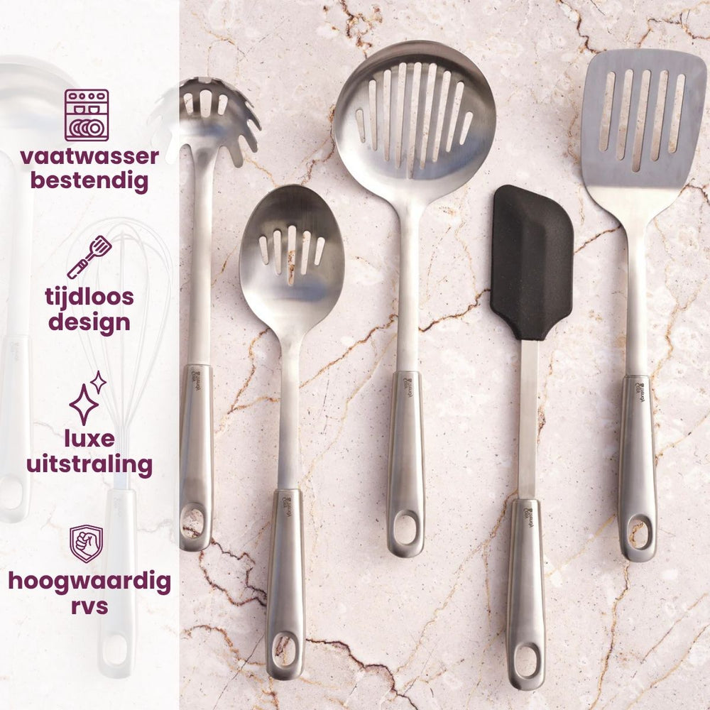 Cosy & Trendy Servierlöffel - Schaumkelle - Löffel mit Öffnungen - Delish Plus - RVS