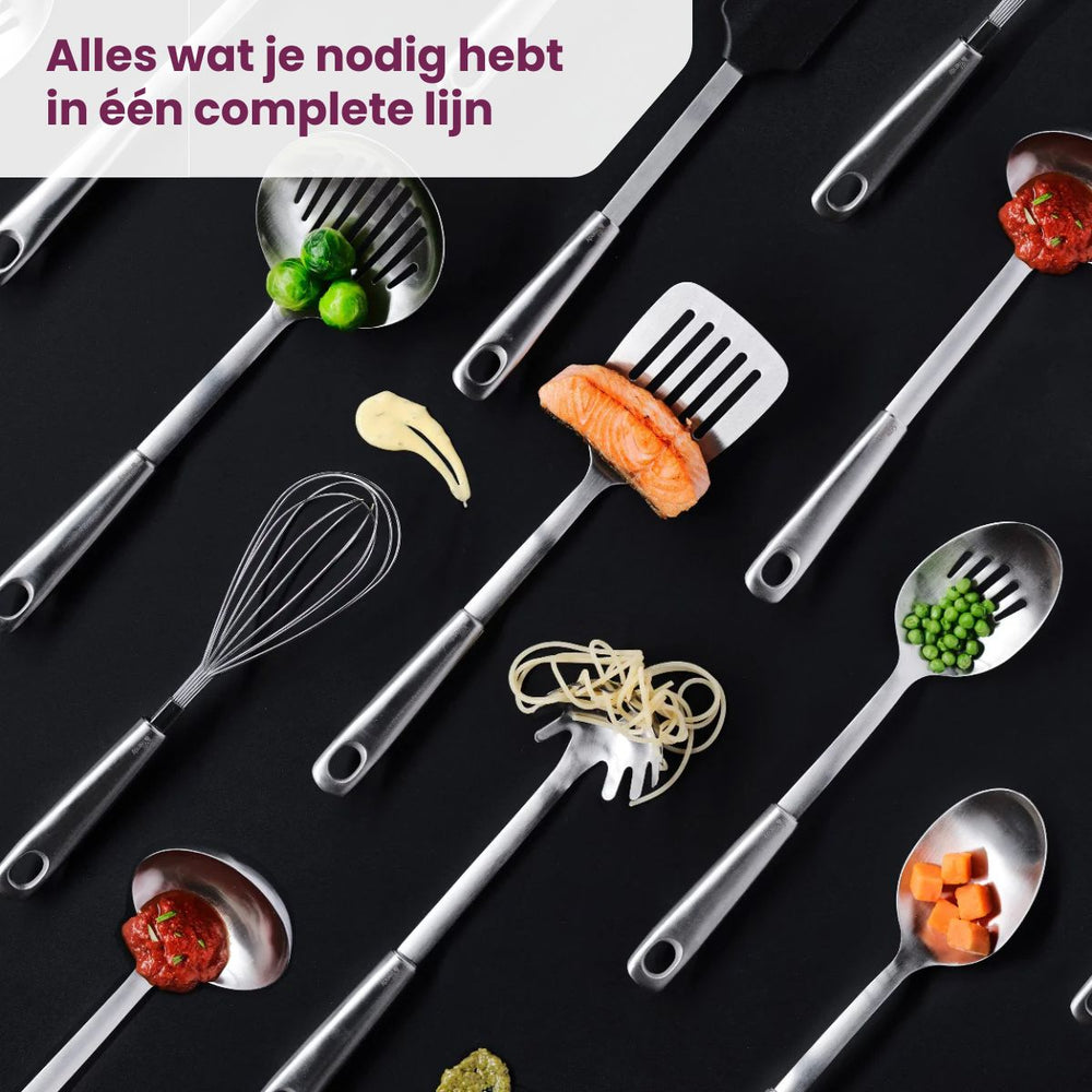 Cosy & Trendy Servierlöffel - Schaumkelle - Löffel mit Öffnungen - Delish Plus - RVS