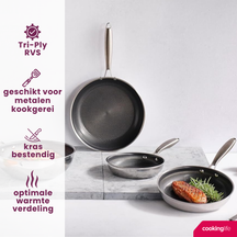 Cookinglife Bratpfanne HexaCook ø 20 cm - NON STICK - keramische antihaftbeschichtung - PFAS-frei - geeignet für alle Wärmequellen