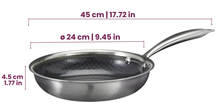 Cookinglife Bratpfannenset HexaCook Ø 24 und 28 cm – geeignet für alle Wärmequellen – keramische Antihaftbeschichtung