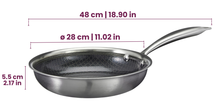Cookinglife Bratpfannenset HexaCook Ø 24 und 28 cm – geeignet für alle Wärmequellen – keramische Antihaftbeschichtung