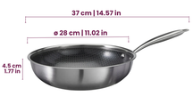 Cookinglife Wokpfanne HexaCook Ø 28 cm – keramische Antihaftbeschichtung – geeignet für alle Wärmequellen