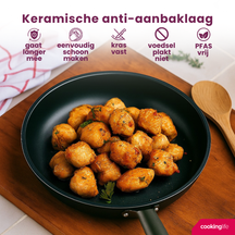 Cookinglife Bratpfanne ProForge ø 28 cm - keramische antihaftbeschichtung - PFAS-frei