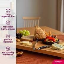 Cookinglife Servierbrett XXL - Bambus - 100 x 26 cm