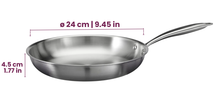Cookinglife Bratpfannenset Superior Ø 24 und 28 cm – geeignet für alle Wärmequellen – ohne Antihaftbeschichtung