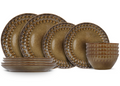 Cosy & Trendy Geschirrset Araki Hazel 12-teilig / 4 Personen - 4 Speiseteller, 4 Frühstücksteller und 4 Schalen