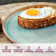 Cosy & Trendy Frühstücksteller / Dessertteller - Laguna Azzurro ø 22 cm - 4 Stück