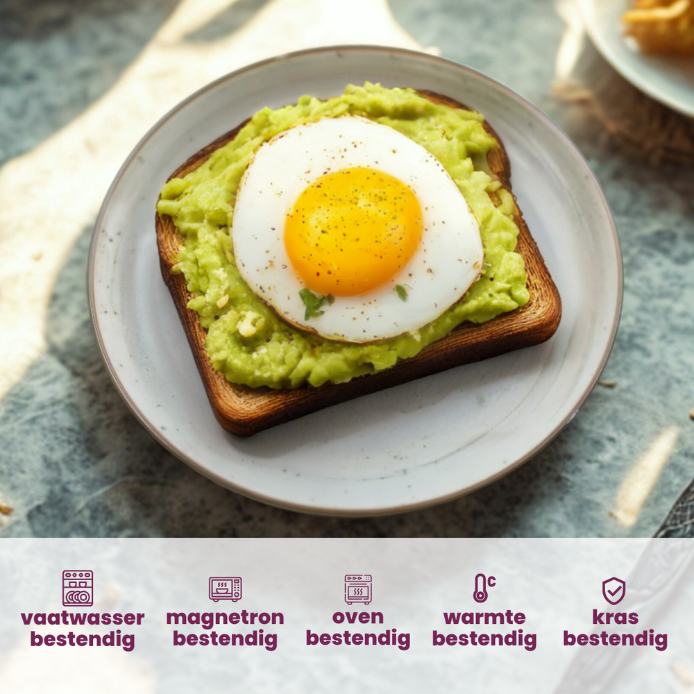 Cosy & Trendy Frühstücksteller / Dessertteller - Sintra Ivy Green ø 20 cm - 4 Stück