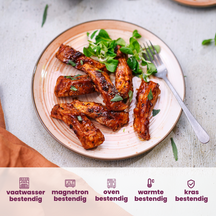 Cosy & Trendy Speiseteller Sintra Terracotta ø 26 cm - 4 Stück