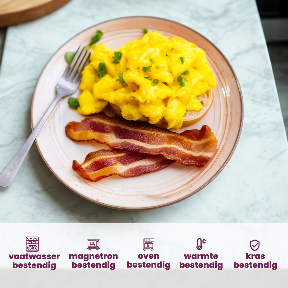 Cosy & Trendy Frühstücksteller / Dessertteller - Sintra Terracotta ø 20 cm - 4 Stück