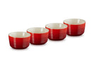 Le Creuset Ramekins Kirschrot - ø 8 cm / 100 ml - 4 Stück