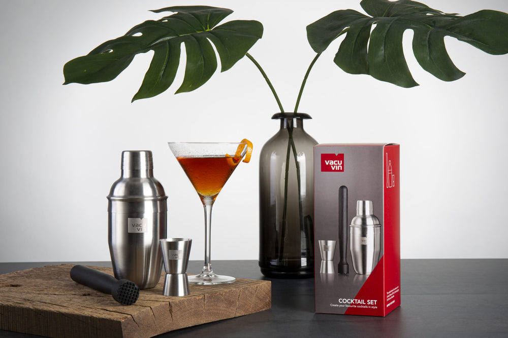 Vacu Vin Cocktail Set Basic - Silber - 3 Stücke