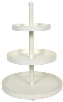 Cookinglife Metall Etagere  creme ø 20, 25 & 30 cm - 3-stöckig - 55 cm hoch