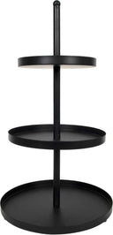 Cookinglife Etagere Metall schwarz – ø 20, 25 & 30 cm – 3 Ebenen