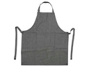 Cookinglife Küchenschürze Jeans Grau 80 x 70 cm