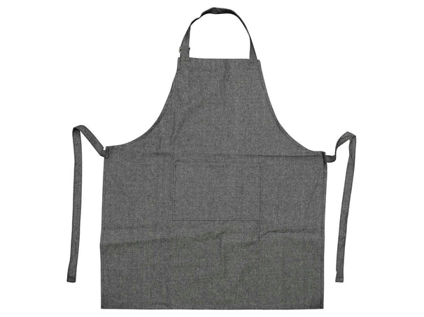 Cookinglife Küchenschürze Jeans Grau 80 x 70 cm