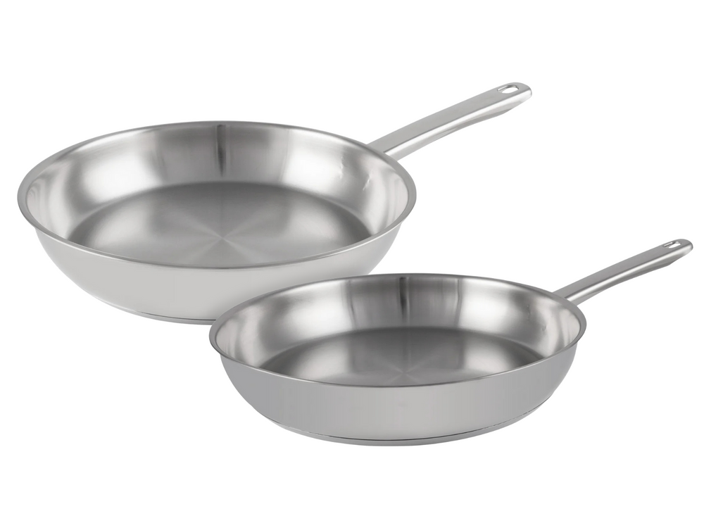 Cookinglife Bratpfannen Set Superior - ø 24 & 28 cm - ohne Antihaftbeschichtung - geeignet für alle Wärmequellen