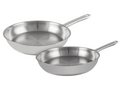 Cookinglife Bratpfannen Set Superior - ø 24 & 28 cm - ohne Antihaftbeschichtung - geeignet für alle Wärmequellen