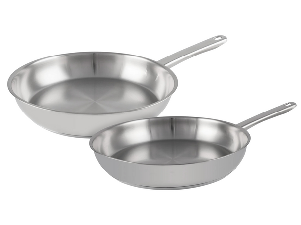 Cookinglife Bratpfannen Set Superior - ø 24 & 28 cm - ohne Antihaftbeschichtung - geeignet für alle Wärmequellen