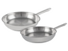 Cookinglife Bratpfannen Set Superior - ø 24 & 28 cm - ohne Antihaftbeschichtung - geeignet für alle Wärmequellen