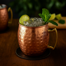 Cookinglife Moscow Mule - Cocktailbecher - Kupfer - 500 ml - 6 Stück