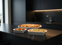 Cookinglife Ofenform-Set 3-teilig Weiß