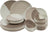 Cookinglife Geschirrset Leem 18-teilig / 6 Personen - 6 Speiseteller, 6 Frühstücksteller und 6 Schalen
