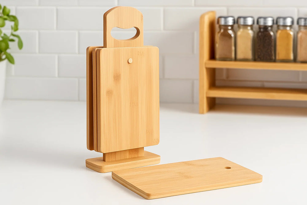 Cookinglife Schneidebrett-Set - Bambus - 5-teilig