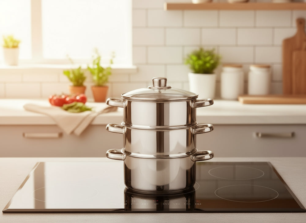 Cookinglife Dampfgarer Kochen ø 20 cm 3-teilig