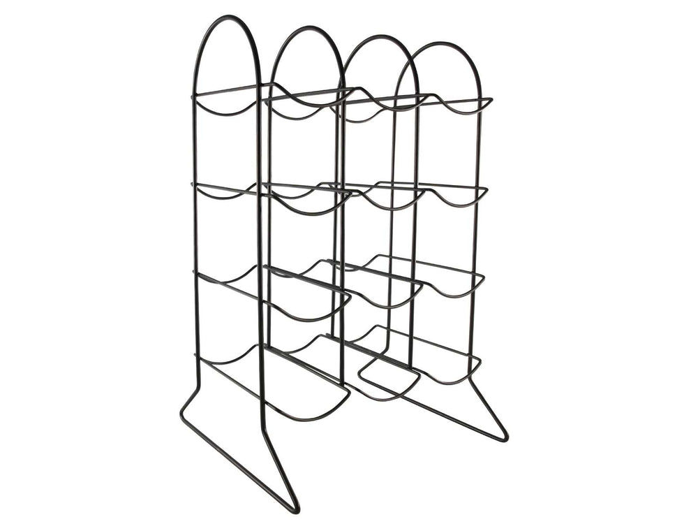 Cookinglife Weinregal Bar Essentials Schwarz - 12 Flaschen