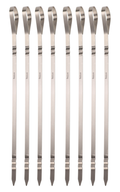Cookinglife BBQ Spieße Fire & Flavour RVS 41 cm - Set von 8 Grillspießen