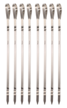 Cookinglife BBQ Spieße Fire & Flavour RVS 41 cm - Set von 8 Grillspießen