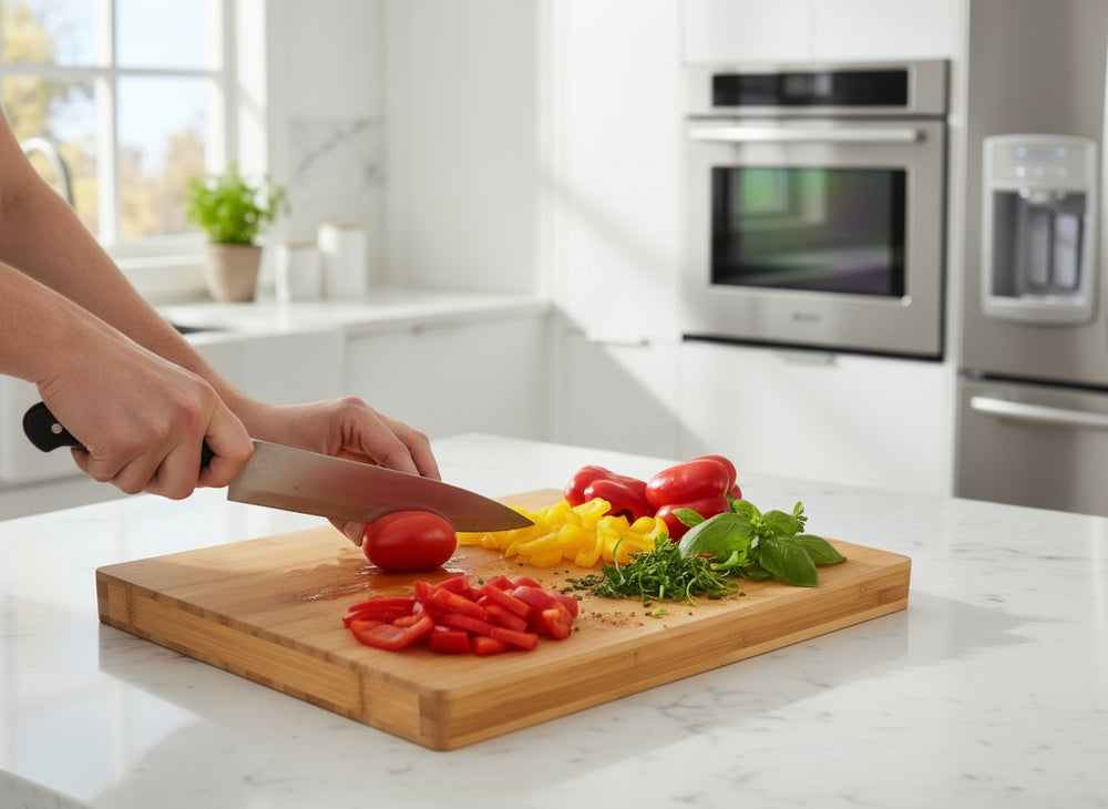 Cookinglife Schneidebrett Bio-Bambus 31 x 38 cm