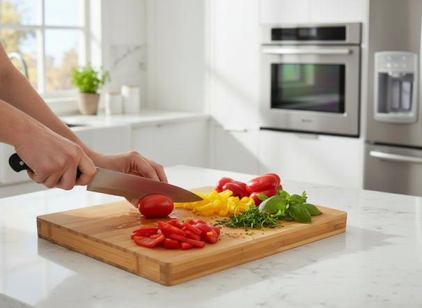 Cookinglife Schneidebrett Bio-Bambus 31 x 38 cm