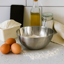 Cookinglife Rührschüssel / Rührschüssel – Edelstahl – 3-teilig