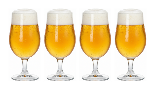 Cookinglife Biergläser auf Fuß 370 ml - 4 Stück