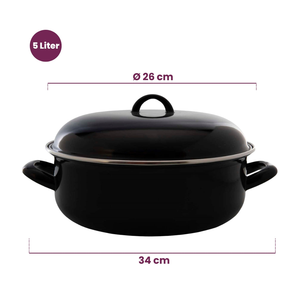Cooking Emaille Schmorpfanne Ø 26 cm / 5 Liter
