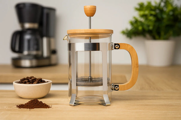 Cookinglife Cafetière Barista Glas - 4 Tassen - 800 ml
