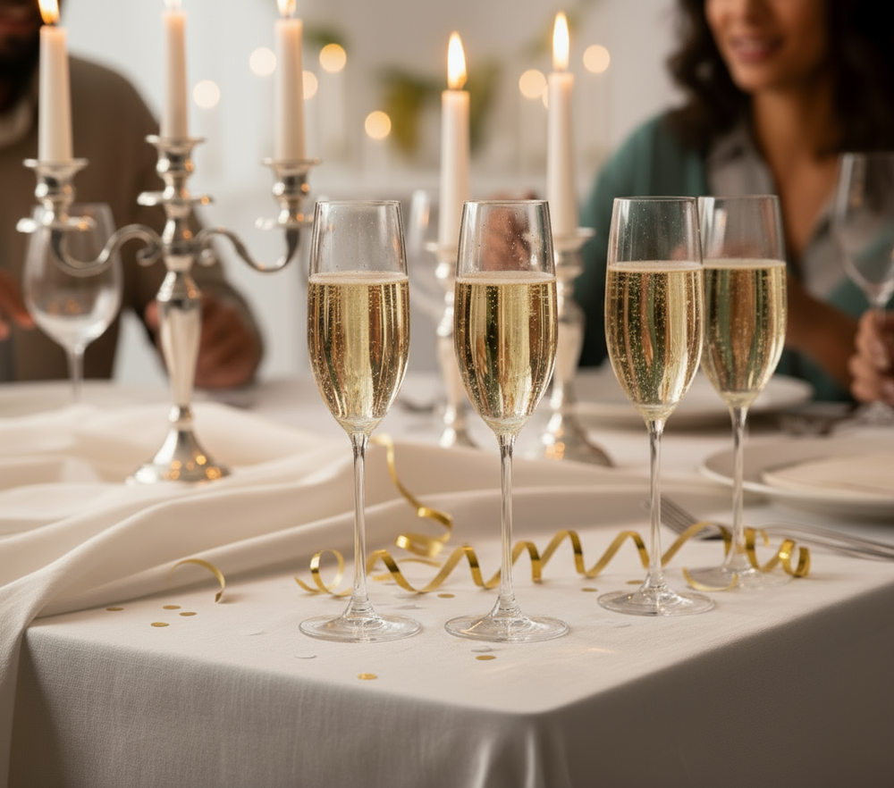 Cookinglife Champagnergläser Solare 210 ml - 4 Stück